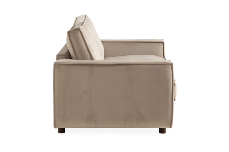 Samettisohva Leonora 2:n ist - Beige - Huonekalut - Sohva - Samettisohva