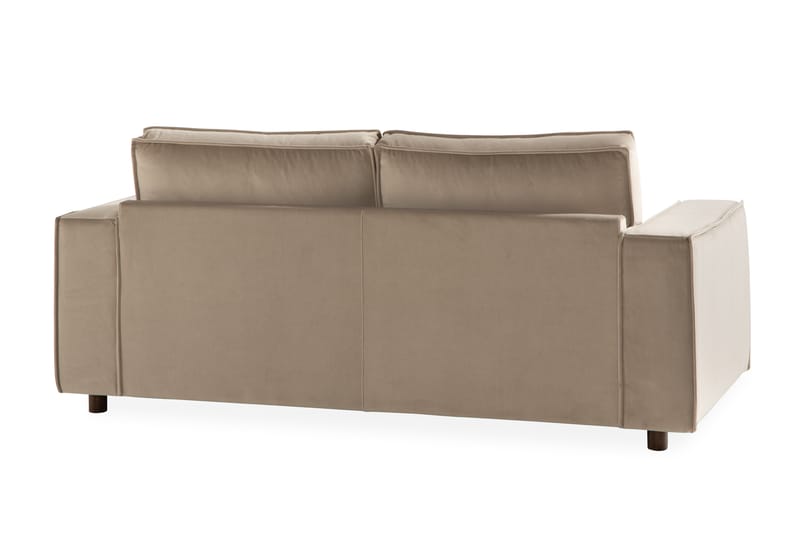 Samettisohva Leonora 2:n ist - Beige - Huonekalut - Sohva - Samettisohva