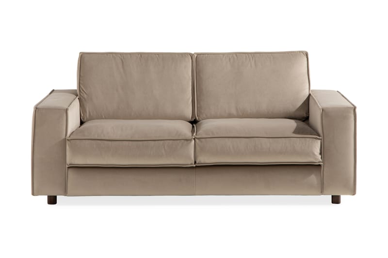 Samettisohva Leonora 2:n ist - Beige - Huonekalut - Sohva - Samettisohva
