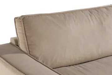 Samettisohva Leonora 4:n ist - Beige - Huonekalut - Sohva - Samettisohva