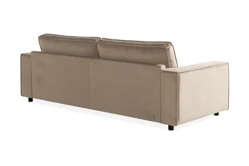 Samettisohva Leonora 4:n ist - Beige - Huonekalut - Sohva - Samettisohva