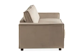 Samettisohva Leonora 4:n ist - Beige - Huonekalut - Sohva - Samettisohva