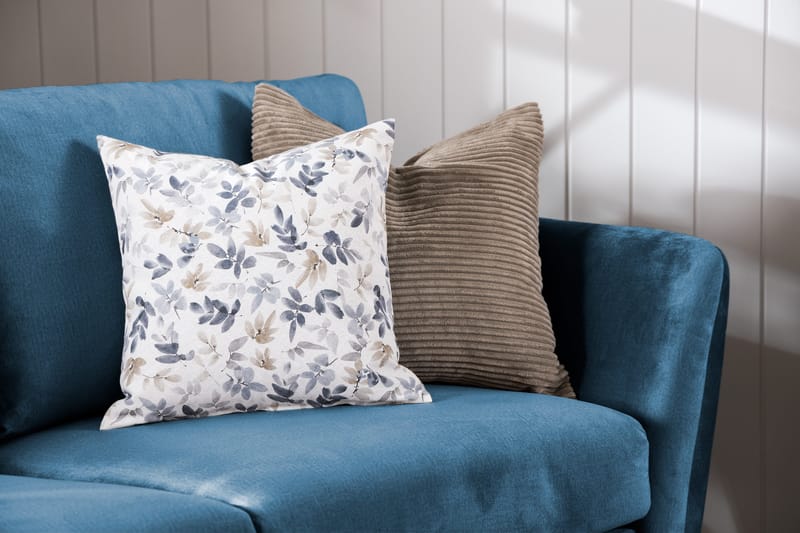 Trend 2-istuttava Samettisohva - Sininen - Huonekalut - Sohva - Samettisohva