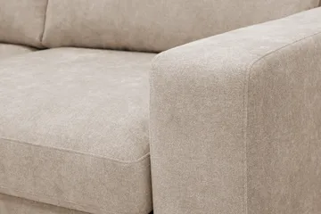Scandi Deep 3-istuttava sohva kankaalla - Beige - Huonekalut - Sohva - 3:n istuttava sohva