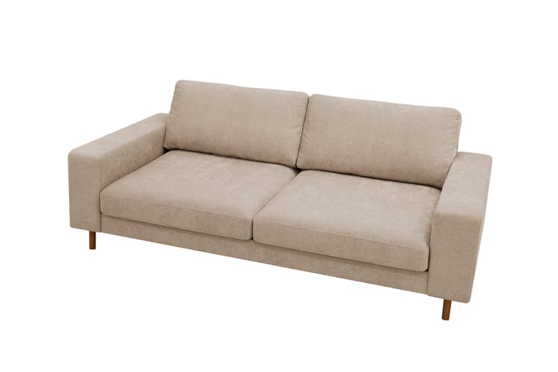 Scandi Deep 3-istuttava sohva kankaalla - Beige - Huonekalut - Sohva - 3:n istuttava sohva