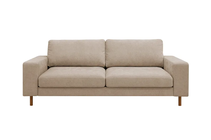 Scandi Deep 3-istuttava sohva kankaalla, Beige