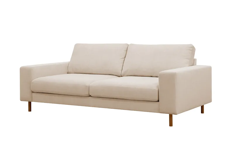 Scandi Deep 3-istuttava sohva Vakosametti - Beige - Huonekalut - Sohva - 3:n istuttava sohva