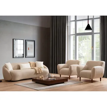Scone 3-istuttava sohva - Beige - Huonekalut - Sohva - 3:n istuttava sohva