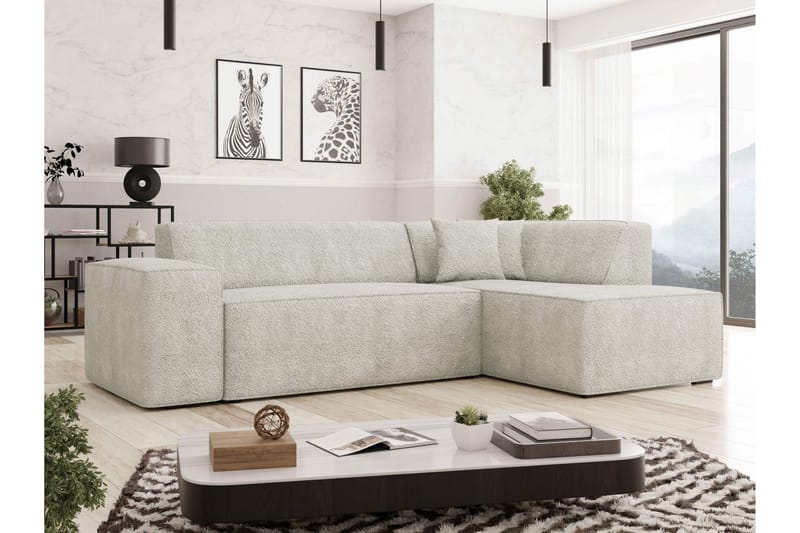 Slucajno Sohva Leposohvalla 4-Istuttava - Beige - Huonekalut - Sohva - Divaanisohva
