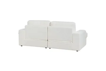 Soffgrupp Beliani Alla Beige White - Huonekalut - Sohva - Sohvaryhmä
