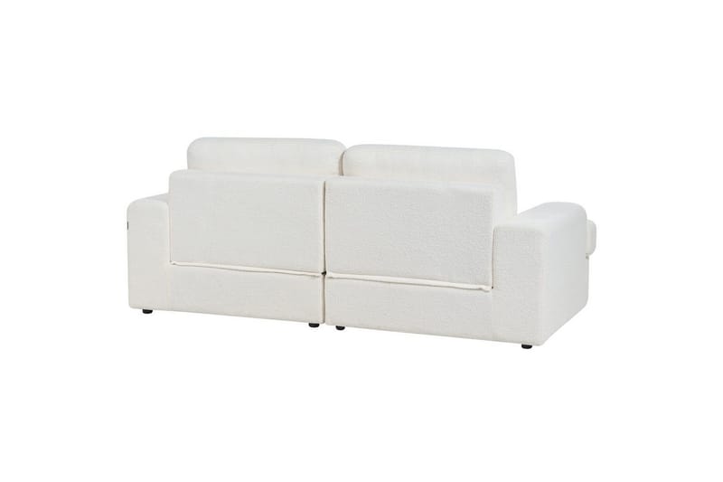 Soffgrupp Beliani Alla Beige White - Huonekalut - Sohva - Sohvaryhmä