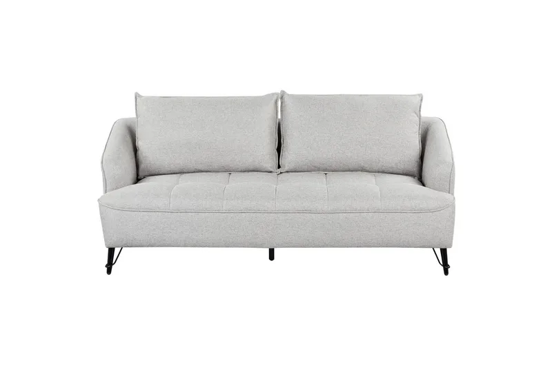 Soffgrupp Beliani Hobro Brun/Svart Grey||Black - Huonekalut - Sohva - Sohvaryhmä