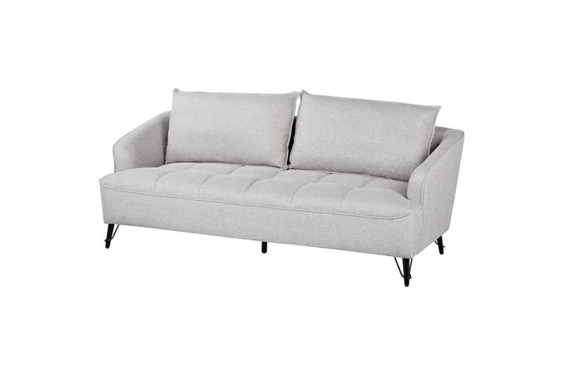 Soffgrupp Beliani Hobro Brun/Svart Grey||Black - Huonekalut - Sohva - Sohvaryhmä