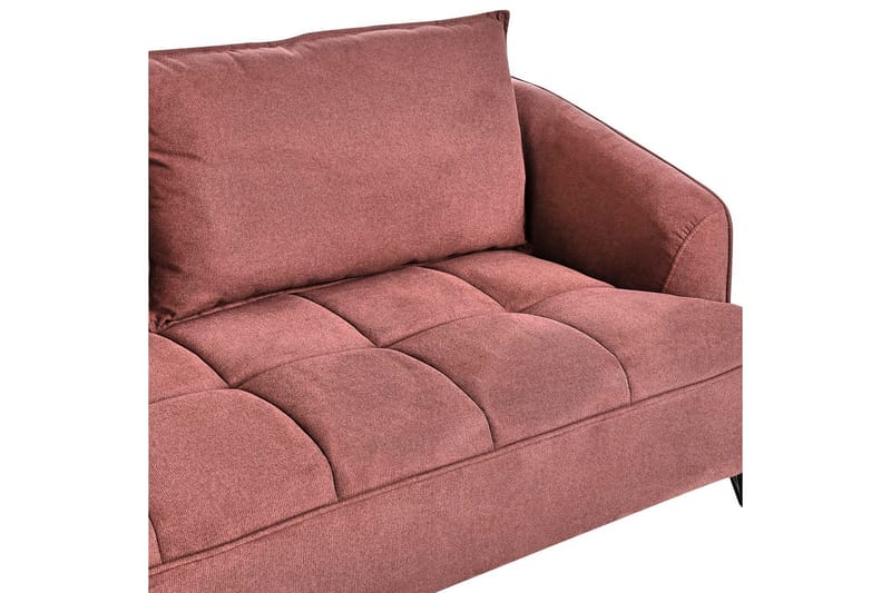 Soffgrupp Beliani Hobro Brun/Svart Red||Black - Huonekalut - Sohva - Sohvaryhmä