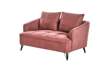 Soffgrupp Beliani Hobro Brun/Svart Red||Black - Huonekalut - Sohva - Sohvaryhmä
