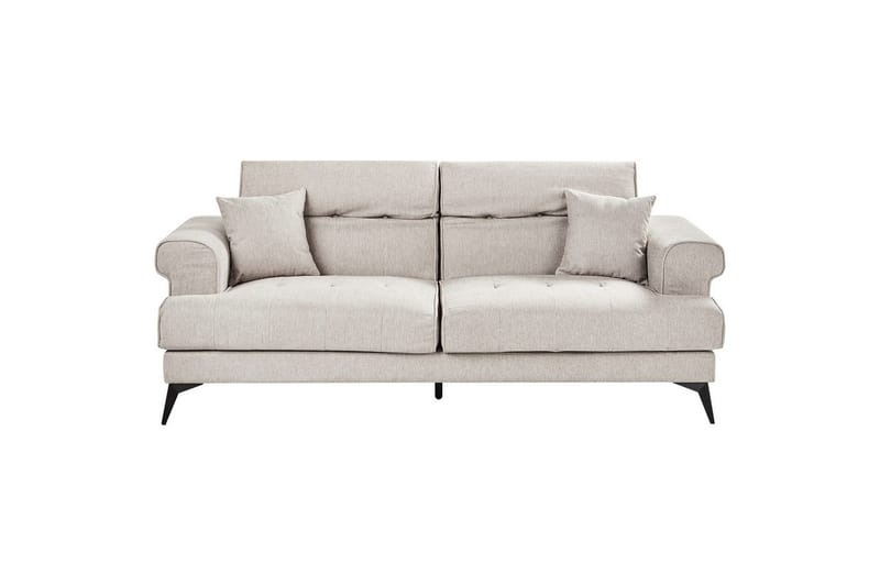 Soffgrupp Beliani Skive Beige Beige - Huonekalut - Sohva - Sohvaryhmä