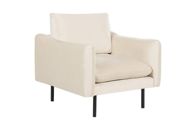 Soffgrupp Beliani Vinterbro Beige/svart, Sammet Beige||Black - Huonekalut - Sohva - Sohvaryhmä