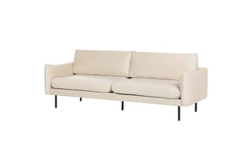 Soffgrupp Beliani Vinterbro Beige/svart, Sammet Beige||Black - Huonekalut - Sohva - Sohvaryhmä