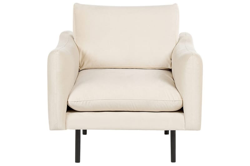 Soffgrupp Beliani Vinterbro Beige/svart, Sammet Beige||Black - Huonekalut - Sohva - Sohvaryhmä