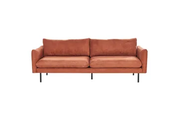 Soffgrupp Beliani Vinterbro Beige/svart, Sammet Brown||Black - Huonekalut - Sohva - Sohvaryhmä