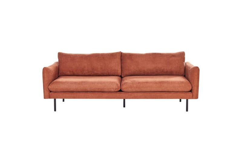 Soffgrupp Beliani Vinterbro Beige/svart, Sammet Brown||Black - Huonekalut - Sohva - Sohvaryhmä