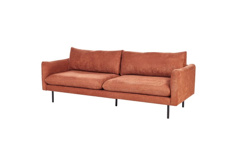 Soffgrupp Beliani Vinterbro Beige/svart, Sammet Brown||Black - Huonekalut - Sohva - Sohvaryhmä