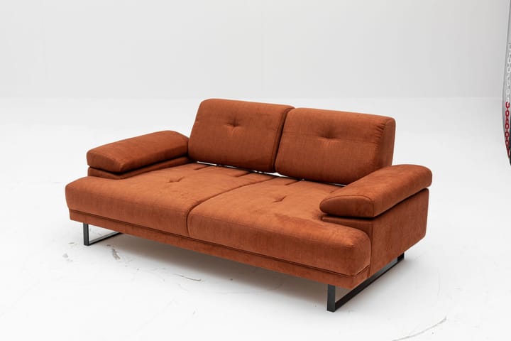 Sohva 2:n ist Caboolture - Oranssi - 2:n istuttava sohva - Sohva