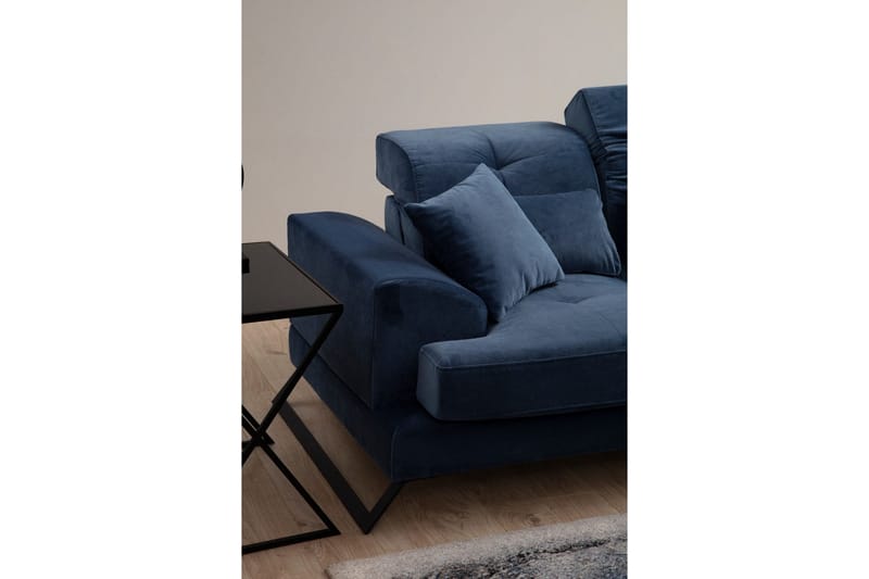 Sohva 2:n ist Janavia - Sininen - Huonekalut - Sohva - 2:n istuttava sohva
