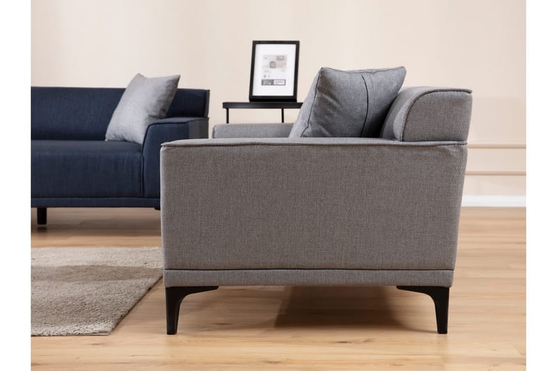 Sohva 2:n ist Smithton - Harmaa - Huonekalut - Sohva - 2:n istuttava sohva