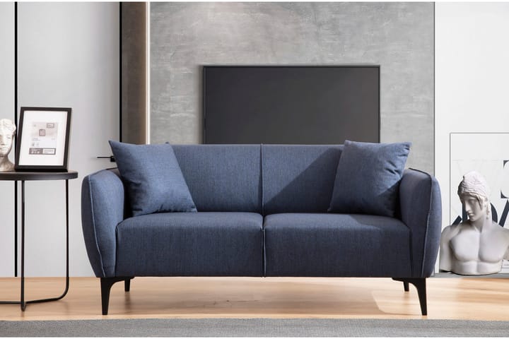 Sohva 2:n ist Wangaratta - Sininen - 2:n istuttava sohva - Sohva