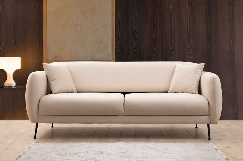 Sohva 3:n ist Holdsworth - Beige - Huonekalut - Sohva - 3:n istuttava sohva