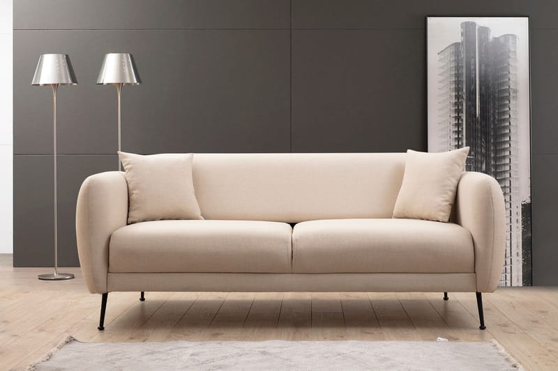 Sohva 3:n ist Holdsworth - Beige - Huonekalut - Sohva - 3:n istuttava sohva