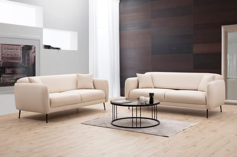 Sohva 3:n ist Holdsworth - Beige - Huonekalut - Sohva - 3:n istuttava sohva