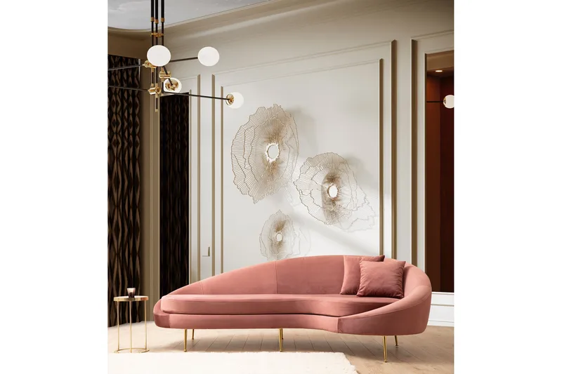 Sohva 3:n ist Redcliffe, Vaaleanpunainen