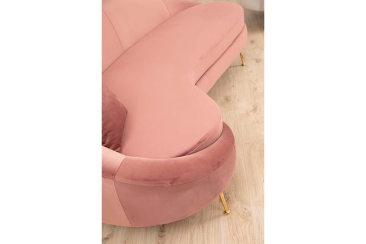 Sohva 3:n ist Redcliffe - Vaaleanpunainen - 3:n istuttava sohva - Sohva