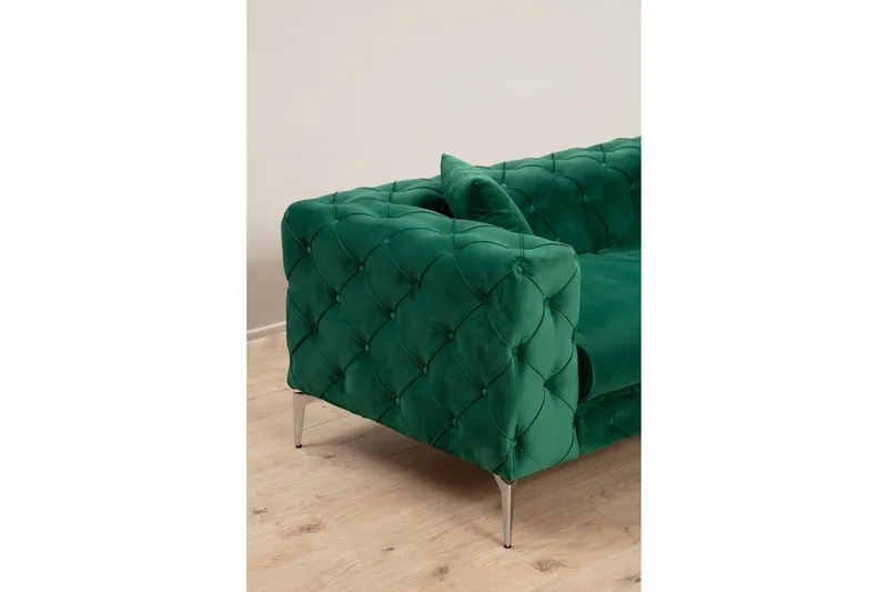 Sohva Canunda 3:n ist - Vihreä - Huonekalut - Sohva - 3:n istuttava sohva