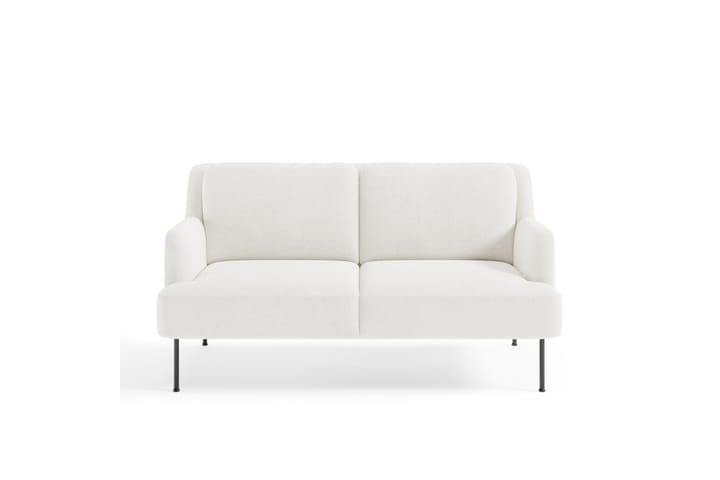 Sohva Delorse 2:n ist - Valkoinen - 2:n istuttava sohva - Sohva