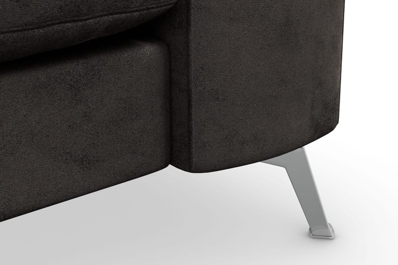 Sohva Friday Lyx 3:n ist Sametti - Tummanharmaa - Huonekalut - Sohva - 2:n istuttava sohva