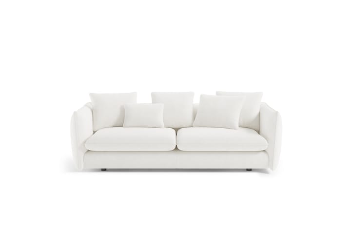 Sohva Gasper 3:n ist - Valkoinen - 3:n istuttava sohva - Sohva