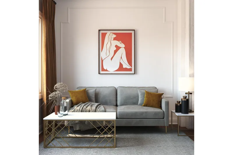 Sohva Highland - Harmaa - Huonekalut - Sohva - 2:n istuttava sohva