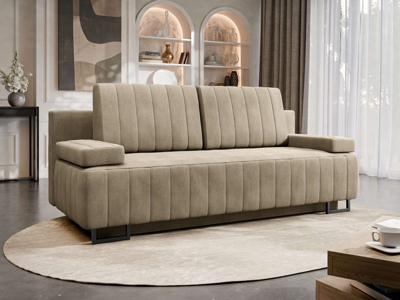 sohva Laguna Lumo 30 - beige - Huonekalut - Sohva - Vuodesohva