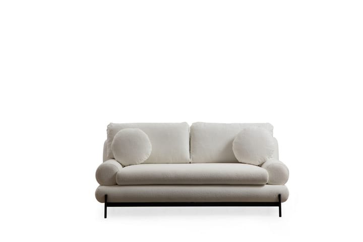 Sohva Levonto 2:n ist - Valkoinen - 2:n istuttava sohva - Sohva