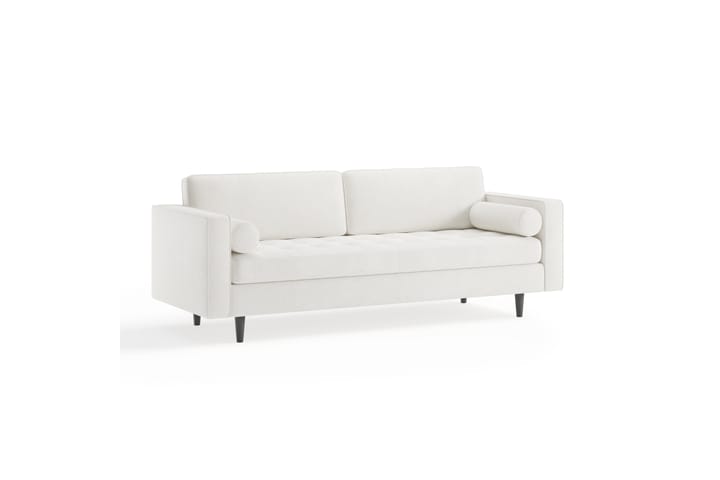 Sohva Lijana 3:n ist - Valkoinen - 3:n istuttava sohva - Sohva