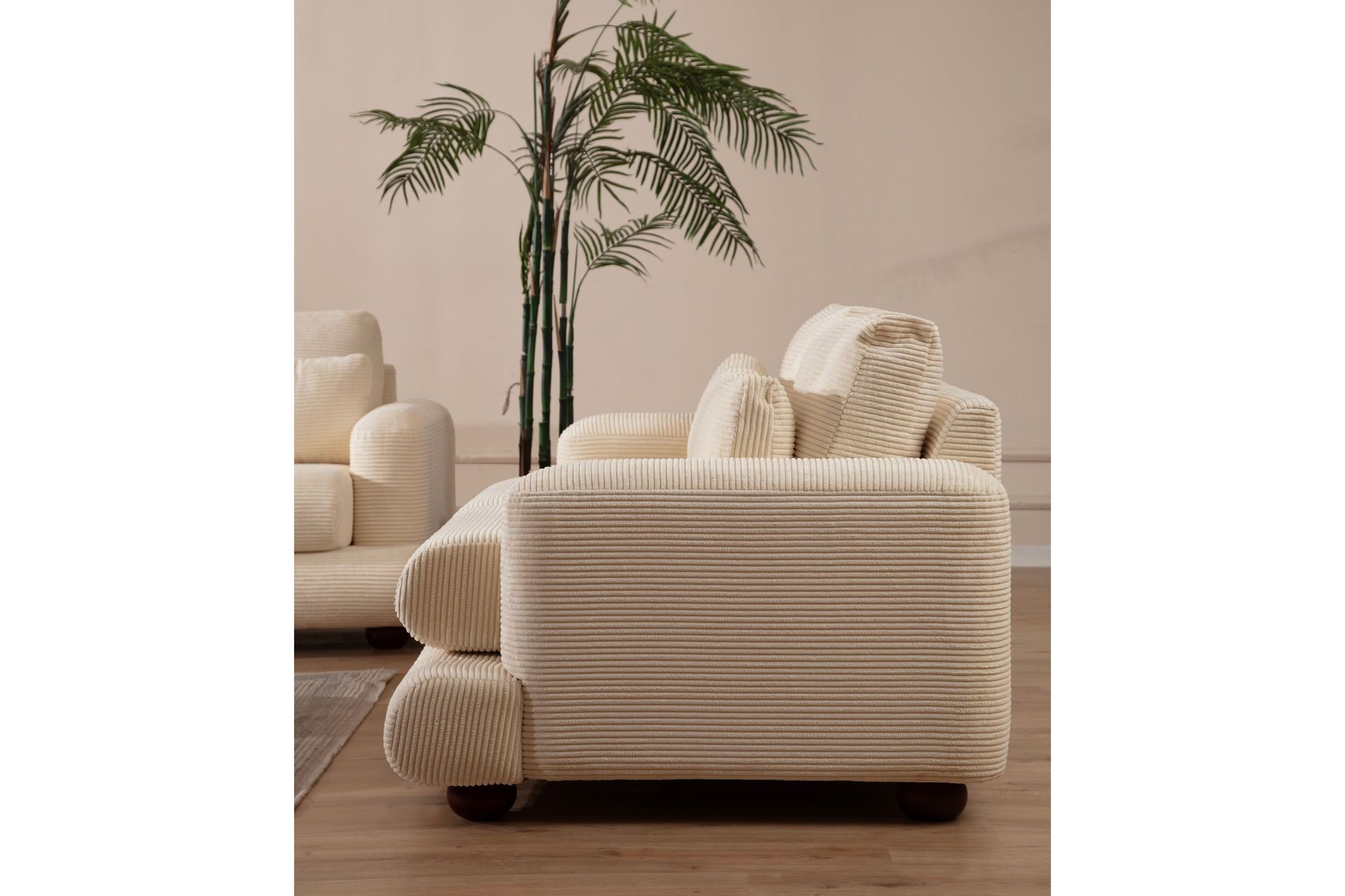Sohva Maddington 3:n ist - Beige - Huonekalut - Sohva - 3:n istuttava sohva