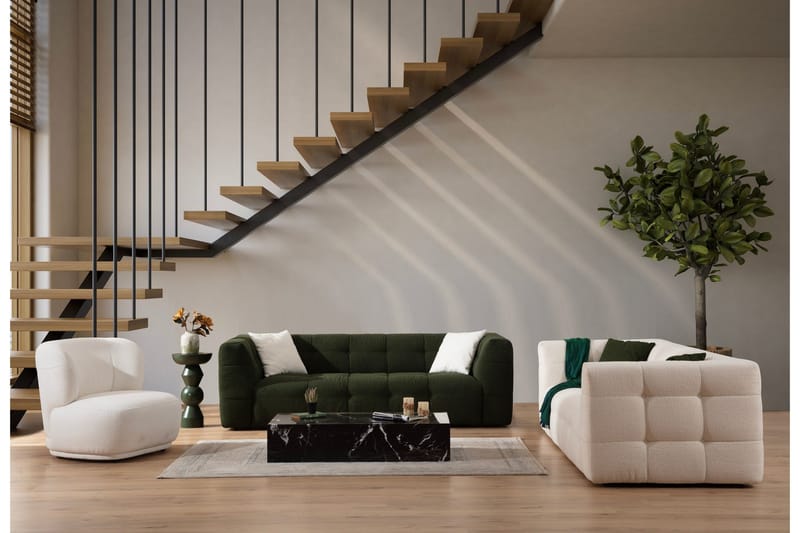 Sohva Manato 3:n ist - Vihreä - Huonekalut - Sohva - 3:n istuttava sohva