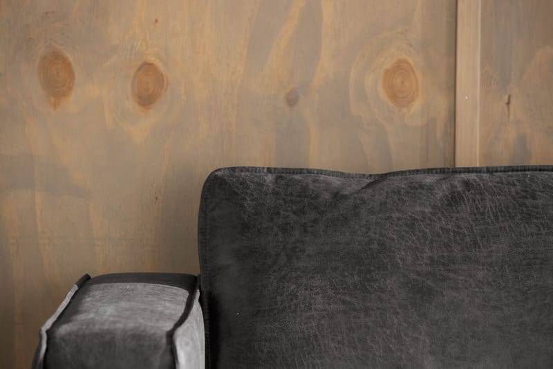 Sohva Minou 3:n ist Sekoitenahka - Tummanharmaa - Huonekalut - Sohva - 3:n istuttava sohva