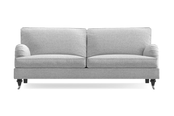 Sohva Oxford Classic 3,5:n ist - Harmaa - 3:n istuttava sohva - Howard-sohvat