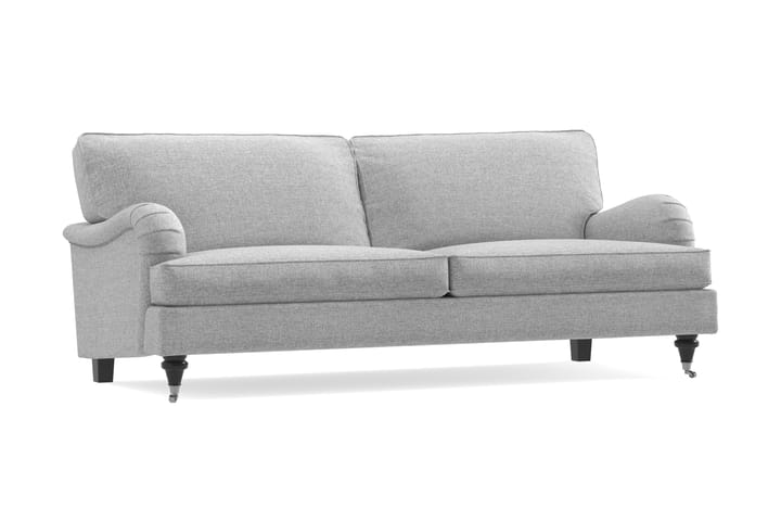 Sohva Oxford Classic 3,5:n ist - Harmaa - 3:n istuttava sohva - Howard-sohvat