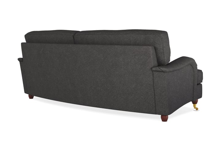 Sohva Oxford Lyx 3:n ist Kaareva - Tummanharmaa - 3:n istuttava sohva - Howard-sohvat