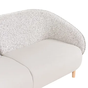 Sohva Umea - Beige, Vaalea puu - Huonekalut - Sohva - 3:n istuttava sohva